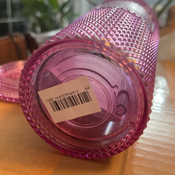 WDW 50th Anniversary Pink Starbucks Studded Tumbler - Picture 8 of 8